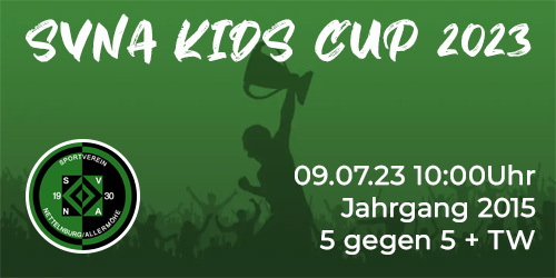 Cover-Grafic SVNA Kids Cup 2023 Jg. 2015 ("ausgeglichen")