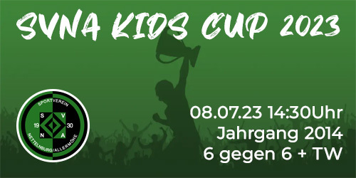 Cover-Grafic SVNA Kids Cup 2023 Jg. 2014 ("stark")