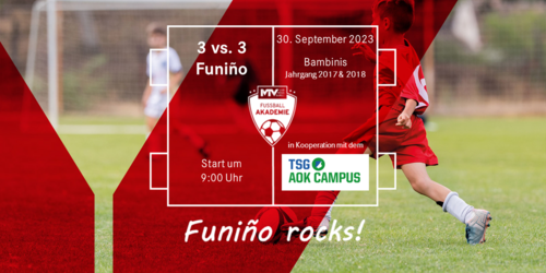 Cover-Grafic Bambini-Spieltag Funiño in Kooperation mit TSG AOK Campus |  MTV 1846 e.V. Ludwigsburg