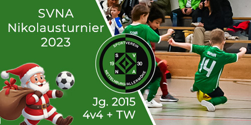 Cover-Grafic SVNA Nikolausturnier 2023 Jg. 2015 (4+TW)