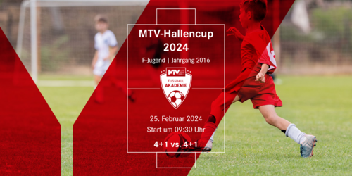 Cover-Grafic MTV-Hallencup 2024 | U8 (Jahrgang 2016)