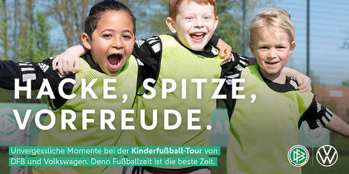 Cover-Grafic DFB & VW Kinderfußball Tour in Neuruppin:   F-Junioren - Fußball-3 und 3+1