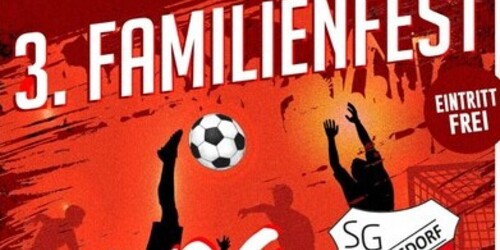 Cover-Grafic G-Junioren-Turnier zum 3. Familienfest der SG Friedersdorf