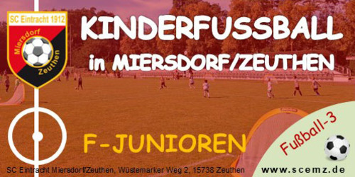 Cover-Grafic SC Eintracht Miersdorf/Zeuthen 1912 e.V. - Kinderfußballspieltag F-Jugend