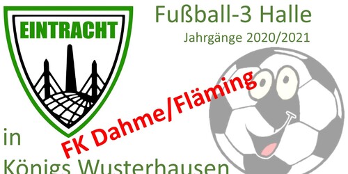 Cover-Grafic Kinderfußball 3-3 Hallen-Festival, Jahrgänge 2020/21