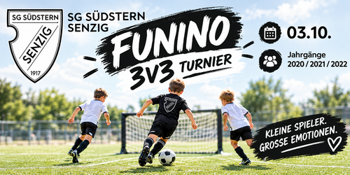 Cover-Grafic Funino-Herbstturnier beim Südstern Senzig