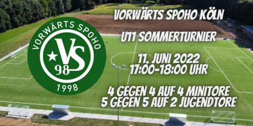 Cover-Grafic Vorwärts Spoho Köln U11 Sommerturnier
