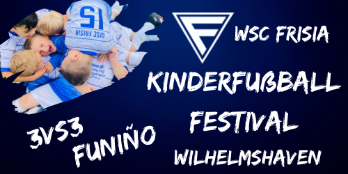 Cover-Grafic Kinderfußball Festival des WSC Frisia in Wilhelmshaven